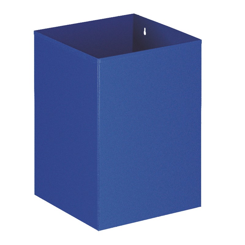 Viereckiger Papierkorb Blau Viereckiger Papierkorb Blau