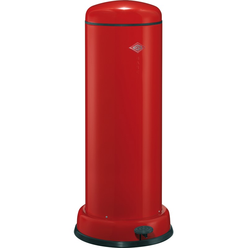 Tritt-Mülleimer 30 Liter in Rot
