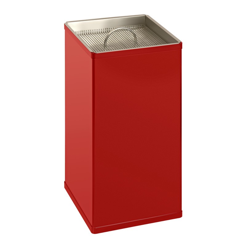 Viereckiger Sandaschenbecher in Rot
