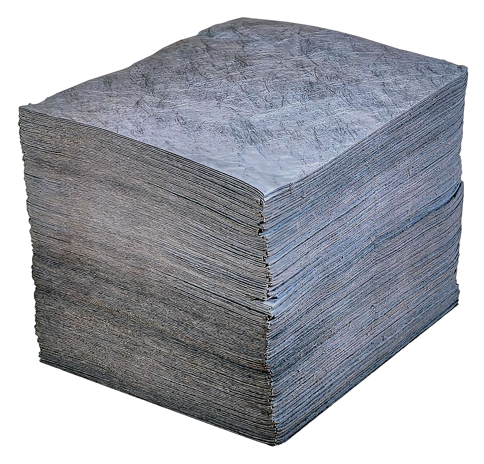 OEL-KLEEN Universal Bindevlies Tücher E500 grau Hydrophile Universal-Bindevlies-Tücher aus PP. Für Öl, Kühlmittel, Emulsionen und wässrige Flüssigkeiten. 100x80 cm, 50 Stück, 171 l/Pack.