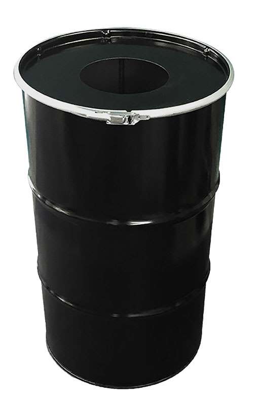 BINBIN Abfallbehälter Schwarz 120 Liter