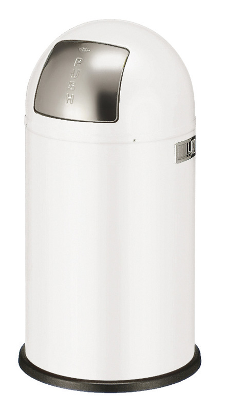 Abfallbehälter Pushboy (Wesco) Weiß 50 Liter