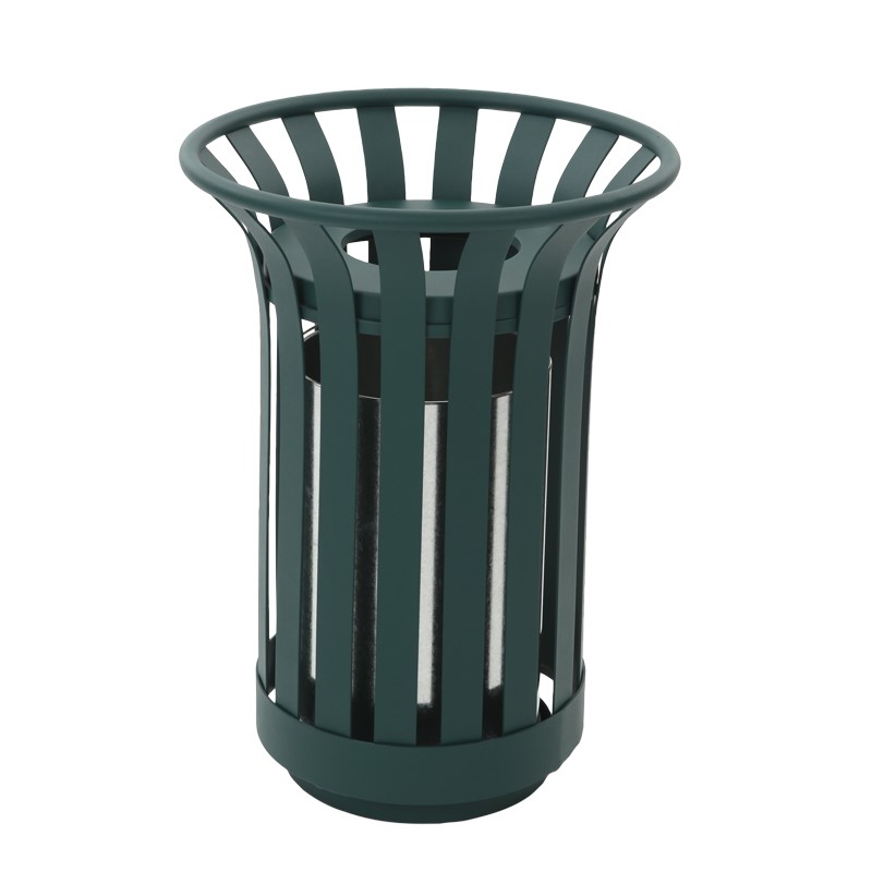 Abfallbehälter für draußen in Grün, 23 Liter