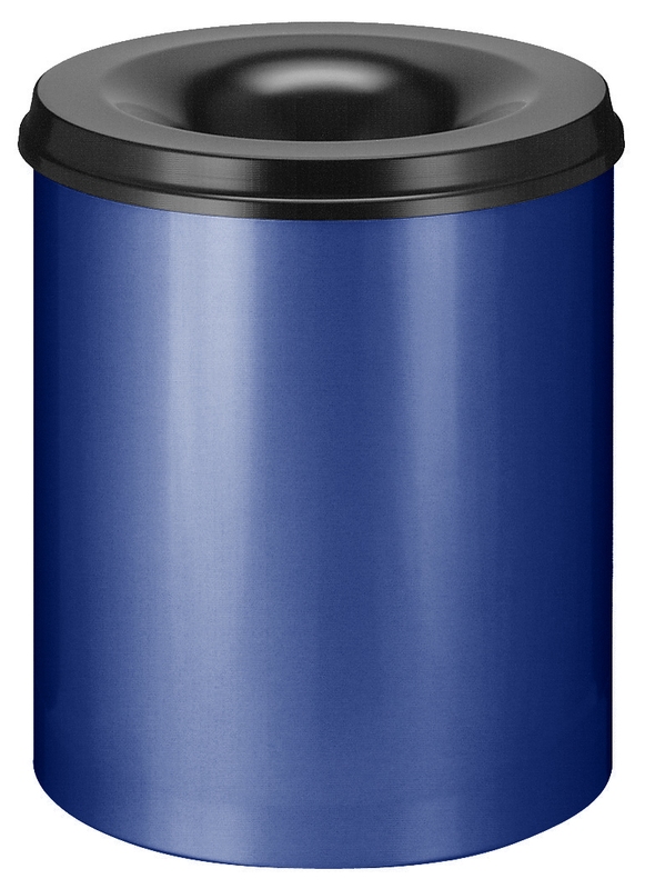 Selbstlöschender Papierkorb blau 80 Liter