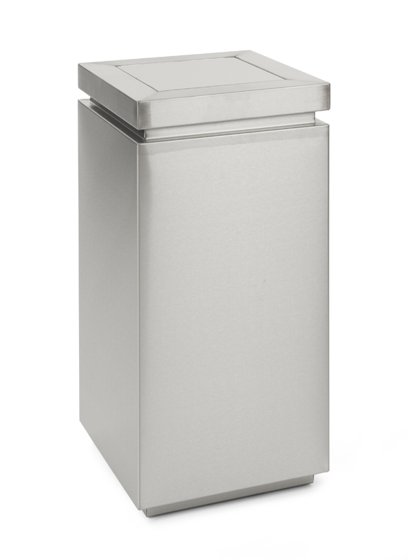 Design-Abfallbehälter Edelstahl 110 Liter