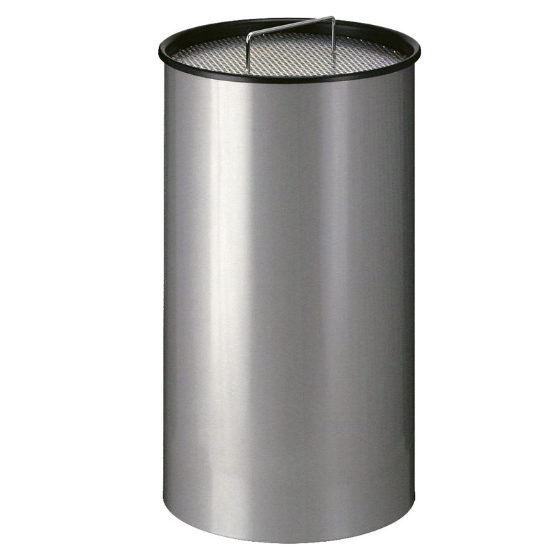 Sand-Aschenbecher 50 Liter aluminiumgrau