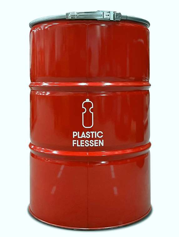 BINBIN Abfallbehälter Rot 200 Liter
