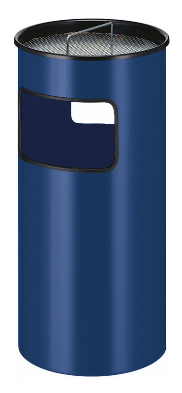 Ascher-Papierkorb 50 Liter blau