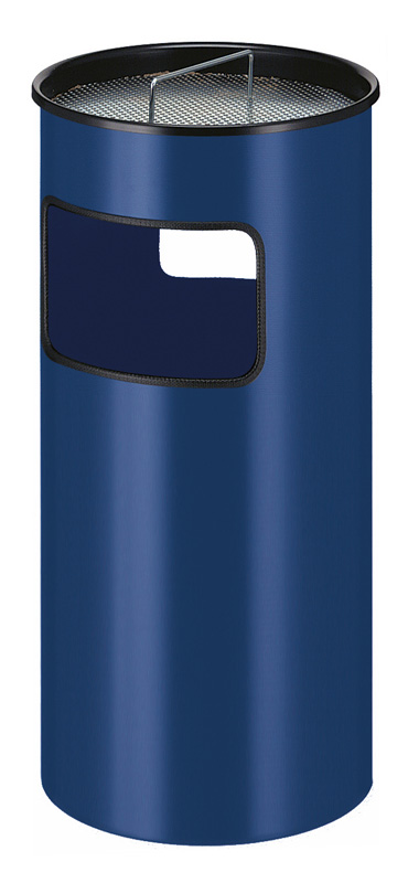 Ascher-Papierkorb 50 Liter Blau