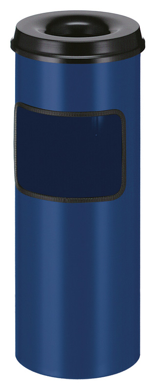 Ascher-Papierkorb 30 Liter Blau