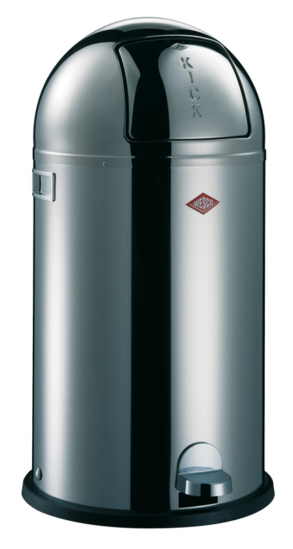 Abfallbehälter Kickboy (Wesco) Edelstahl 40 Liter