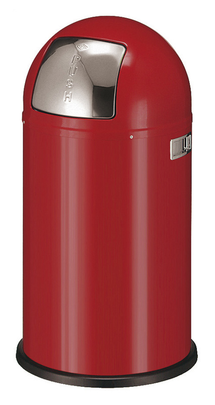 Abfallbehälter Pushboy (Wesco) Rot 50 Liter