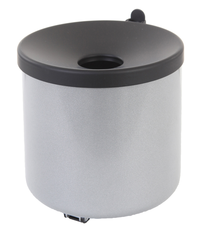 Sicherheitsascher - Wandascher Aluminiumgrau Sicherheitsascher - Wandascher Aluminiumgrau